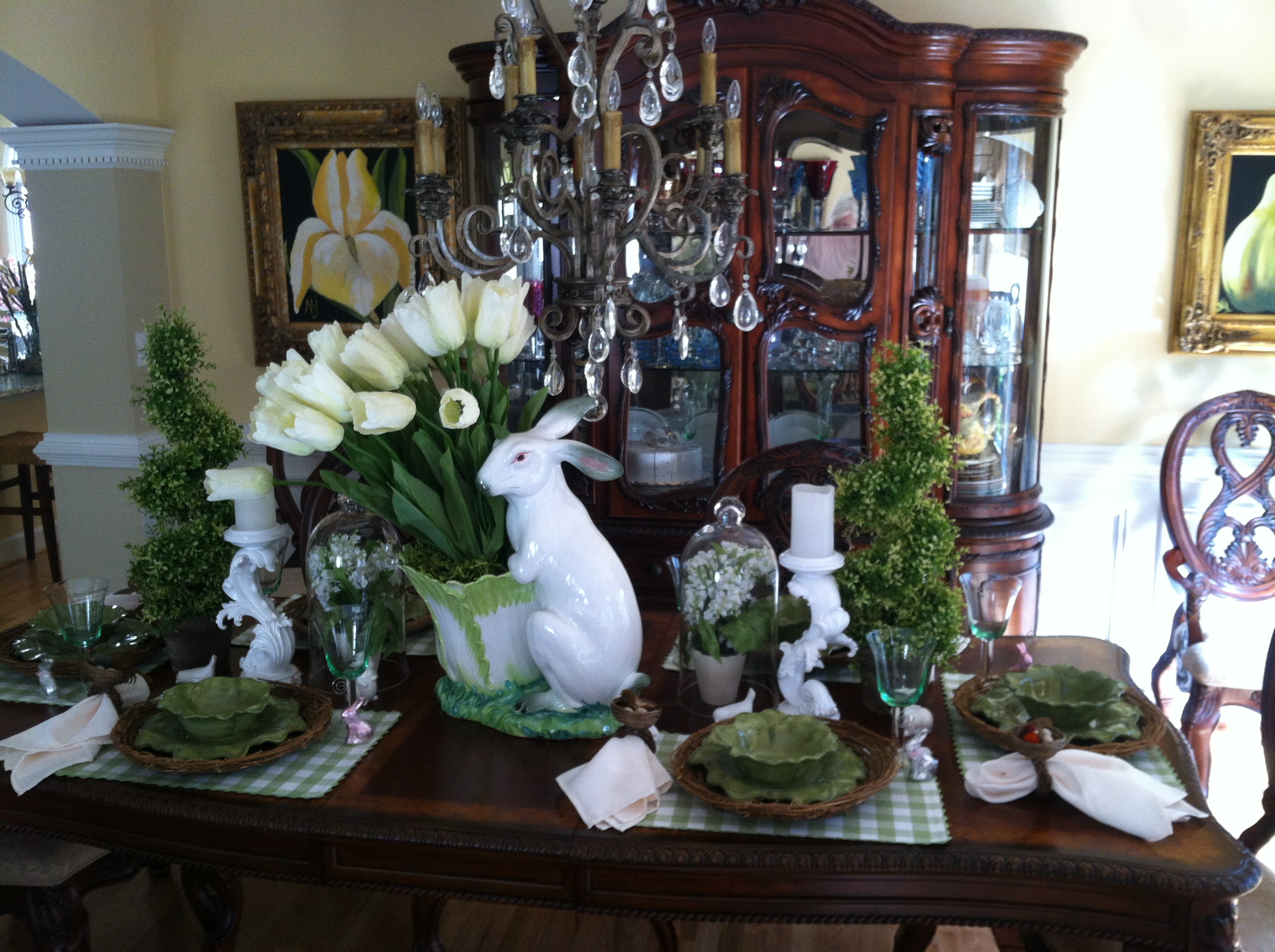 Easter & Spring Kitchen & Dining Room Decorating Ideas