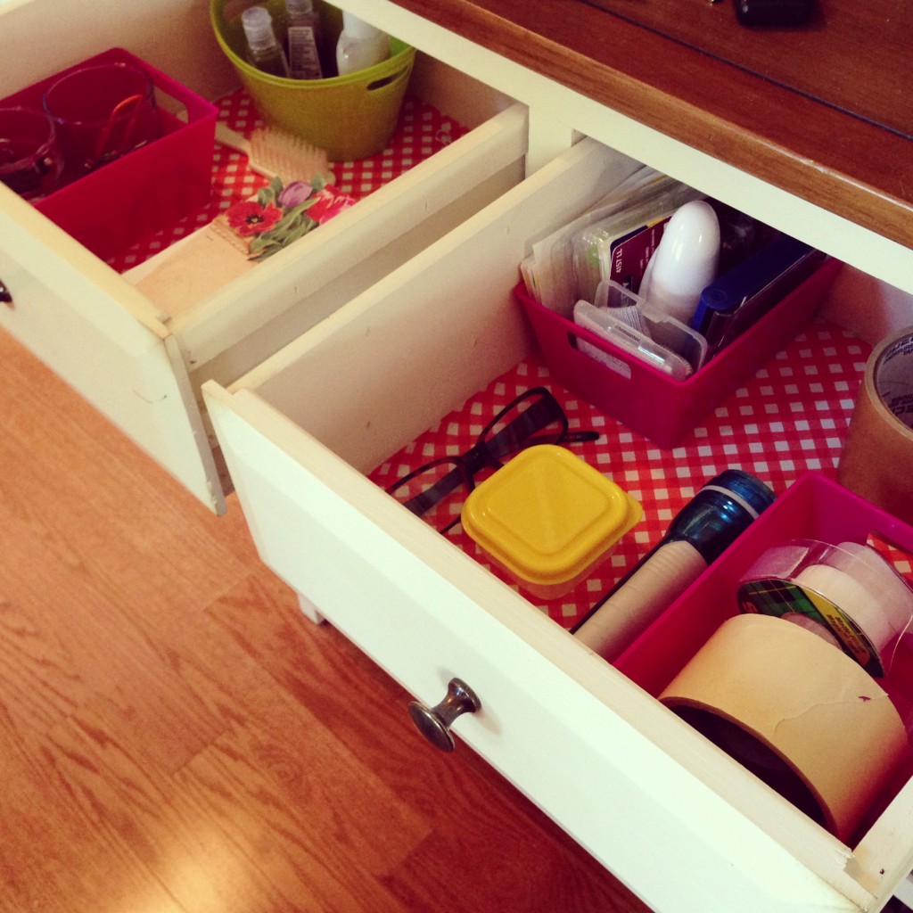 Organized drawers