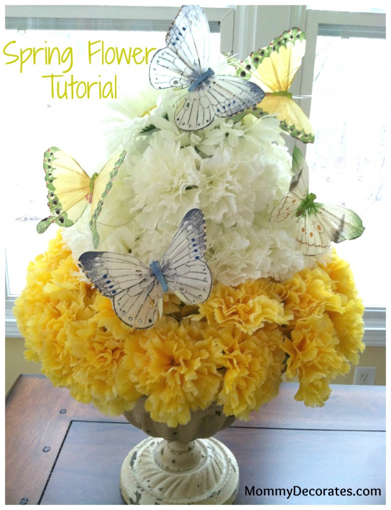 Spring Flower Topiary Close-up