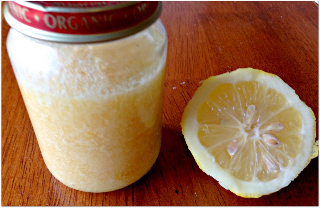 DIY Homemade Lemon Scrub
