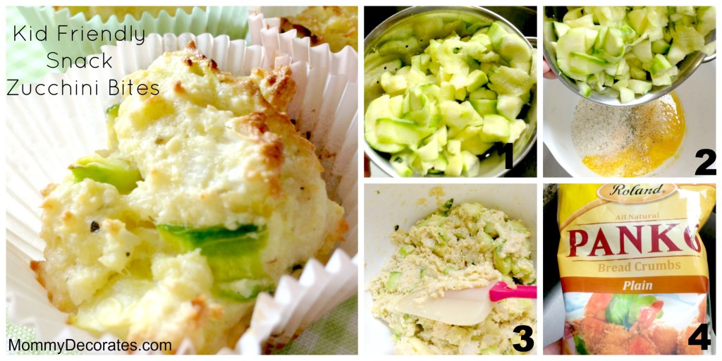 Kid Friendly Zucchini Bites