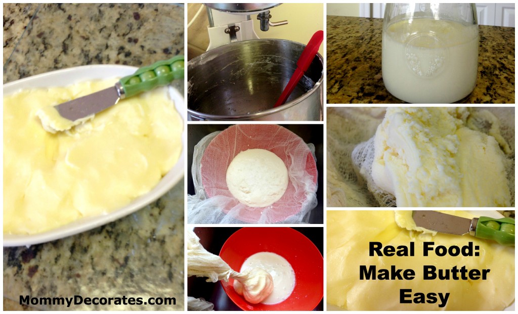 Real Food How To Make Butter