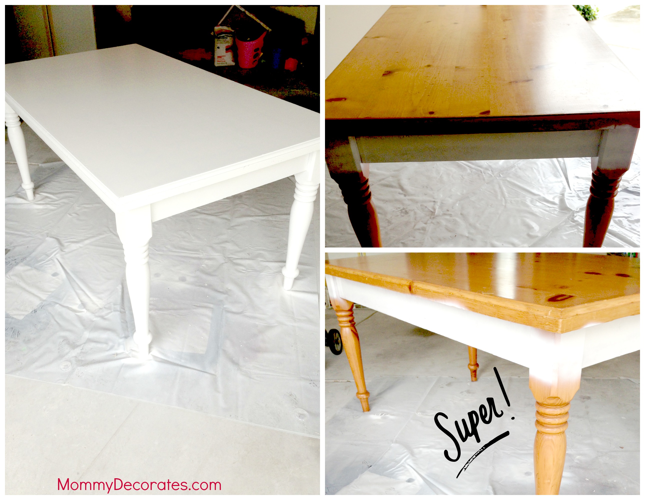 Updating Furniture With White Spray Paint