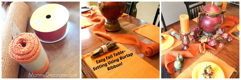 How To Create An Easy Fall Table-Scape