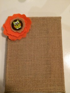 Easy Fall Burlap Picture