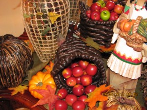 Apples Falling Over! Turn your basket sideways and allow the apples to fall over