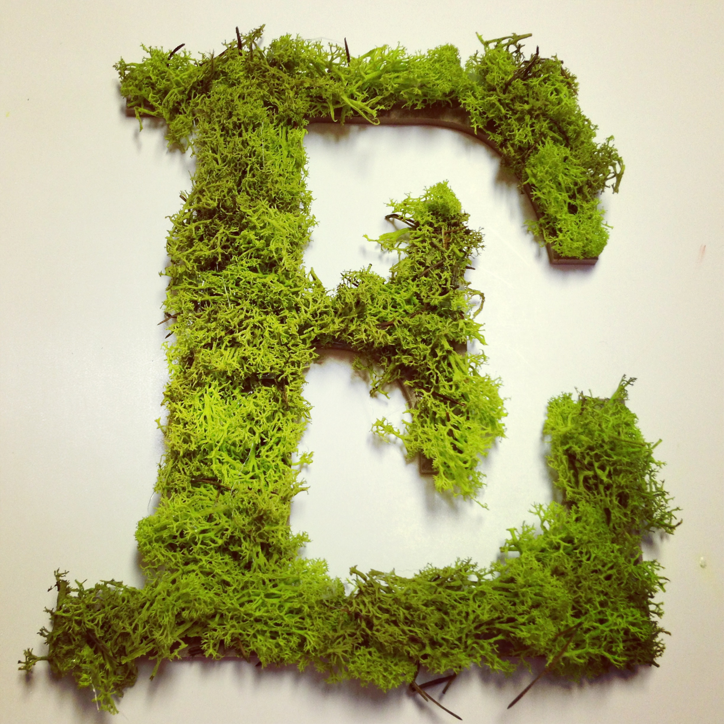 Quick & Easy Easter Decor Using Moss & Letters - Mommy Blogs | Decorate ...